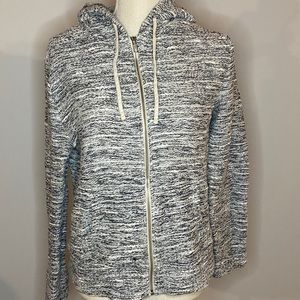 🌺 (2/$10) J Crew Textured Knit Zip Up Hoodie